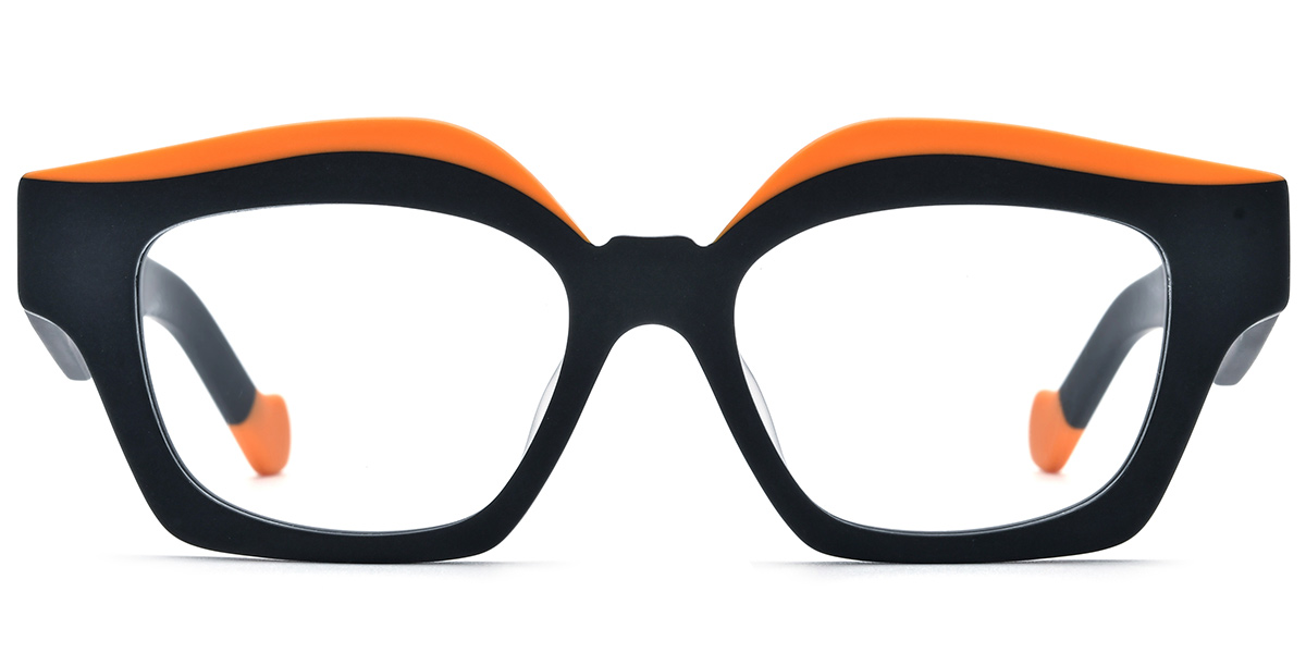 Acetate Square Geometric Reading Glasses 