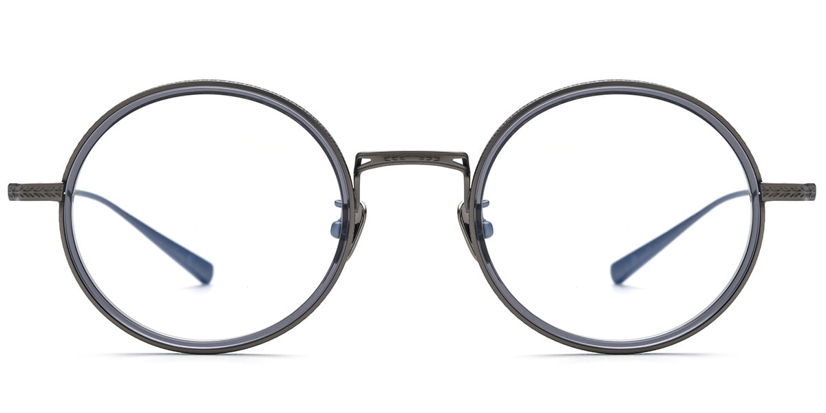 Titanium Round Reading Glasses 