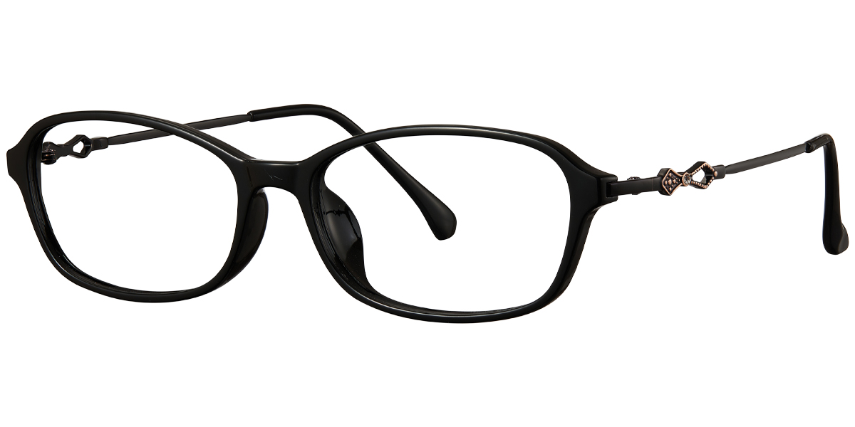 Rectangle Reading Glasses bright_black