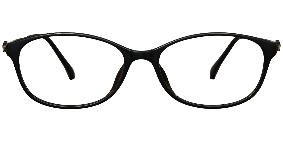 Oval Reading Glasses bright_black