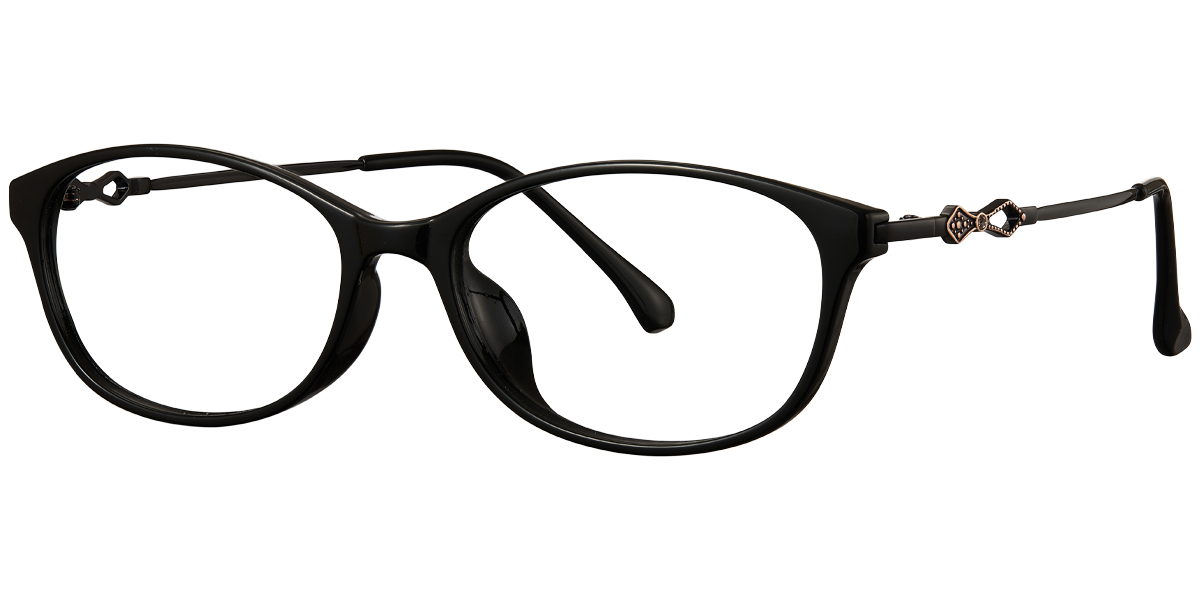 Oval Reading Glasses bright_black