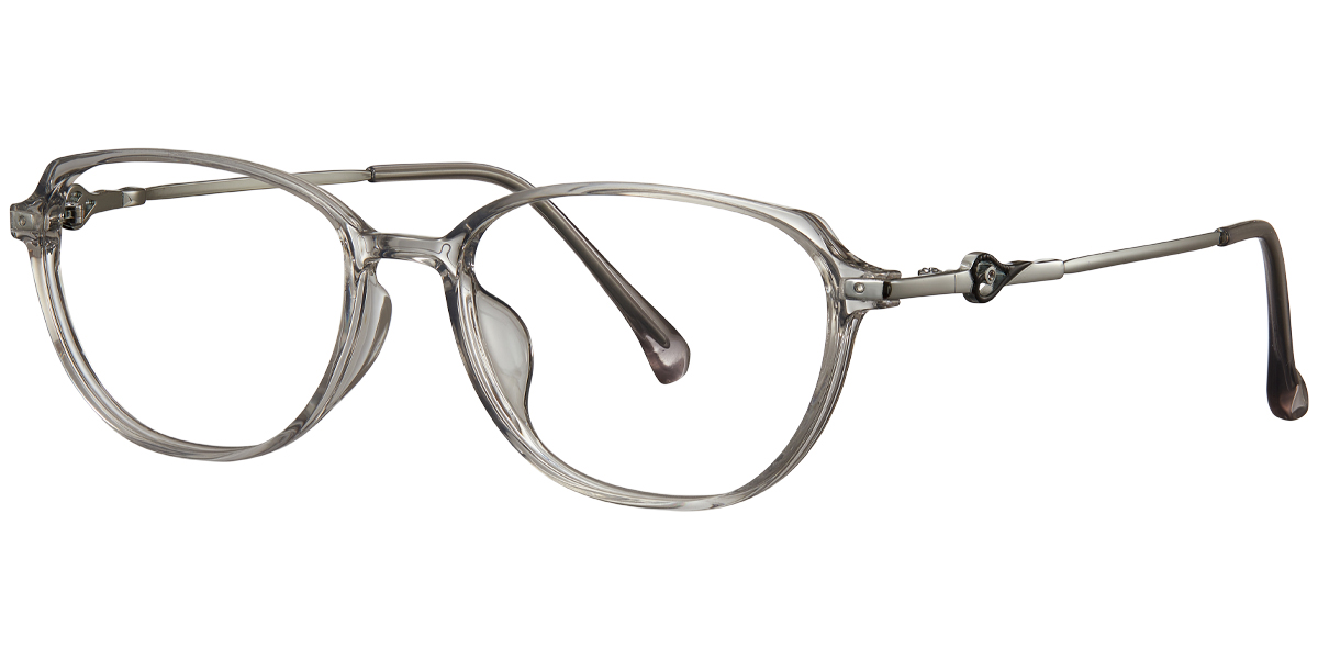 Rectangle Reading Glasses translucent-light_grey
