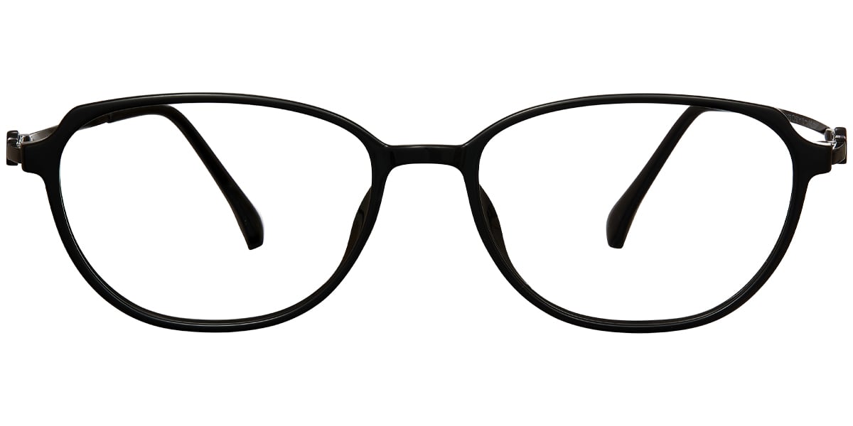 Oval Reading Glasses bright_black