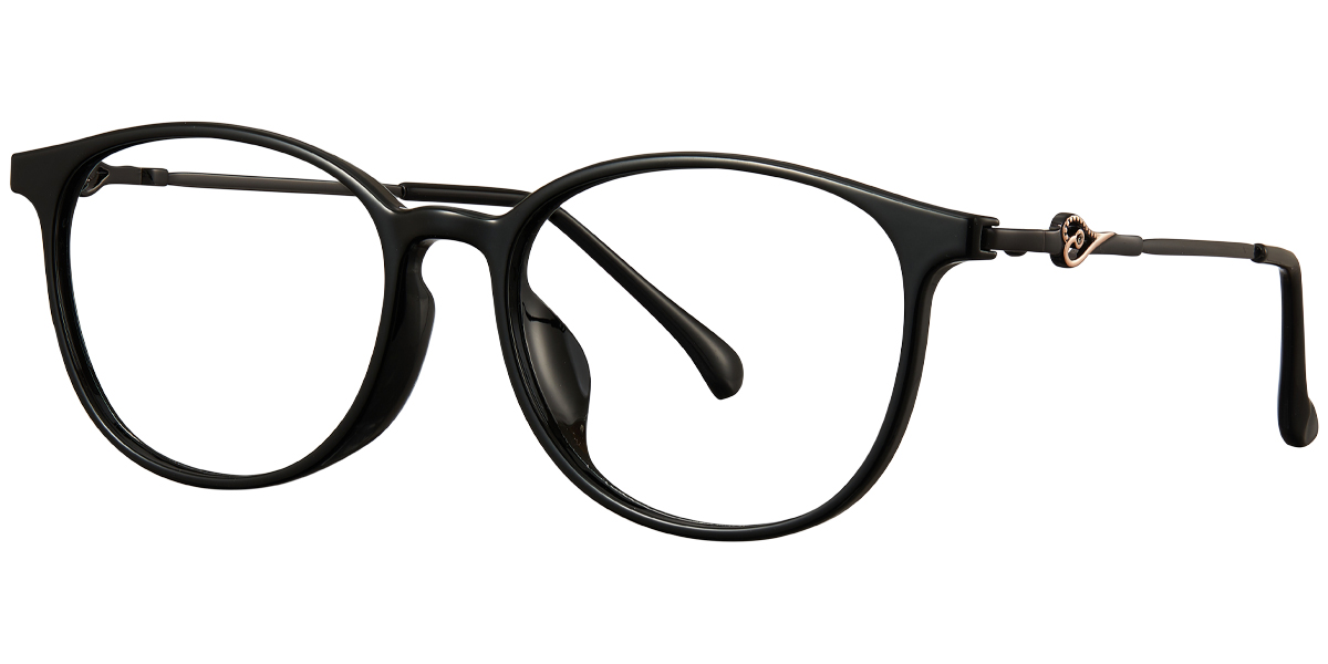 Oval Reading Glasses bright_black