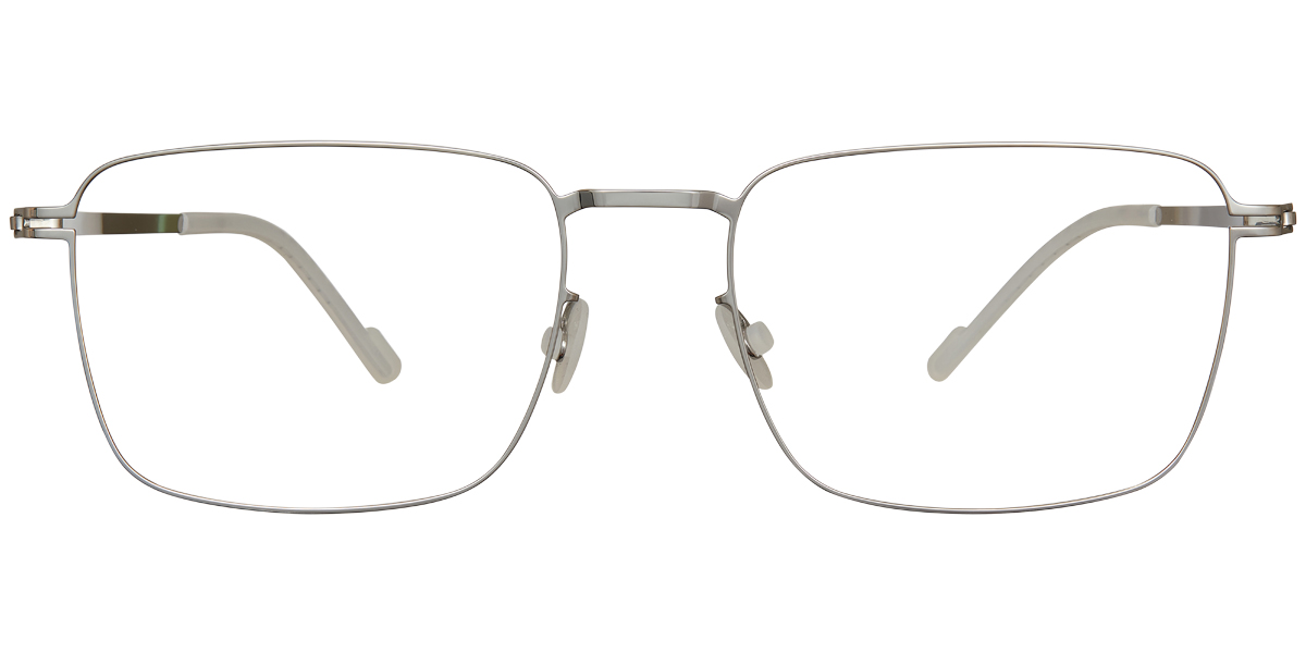 Rectangle Reading Glasses silver
