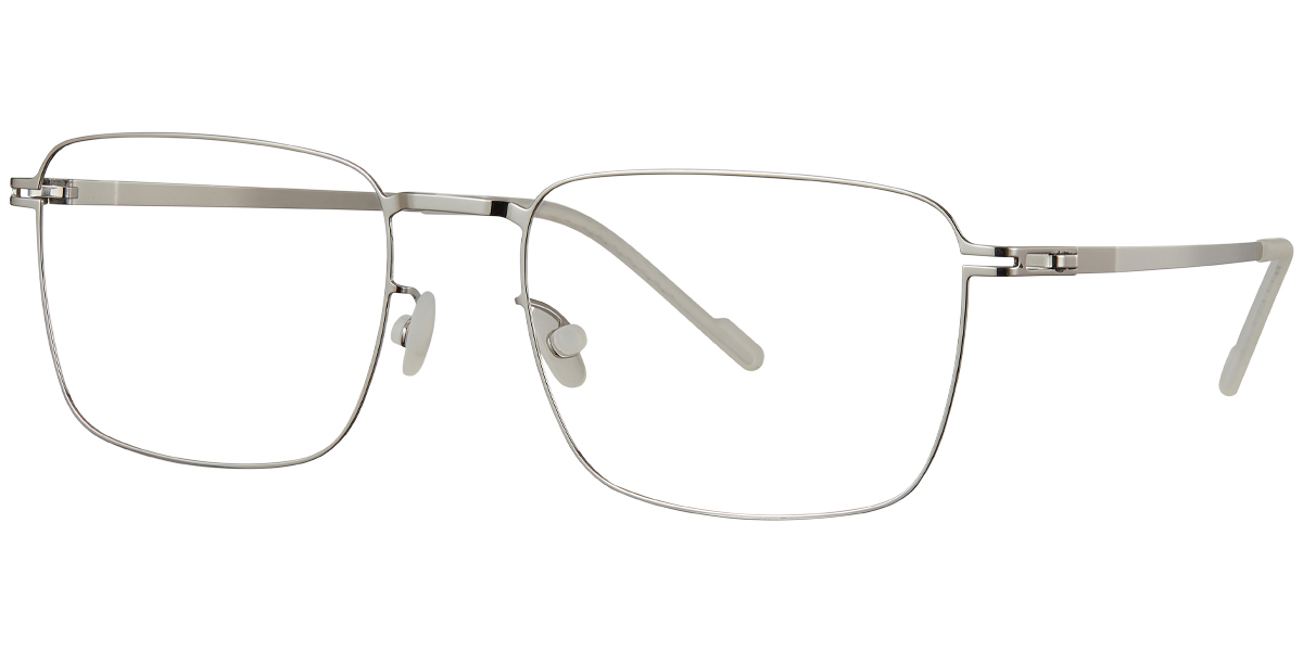 Rectangle Reading Glasses silver