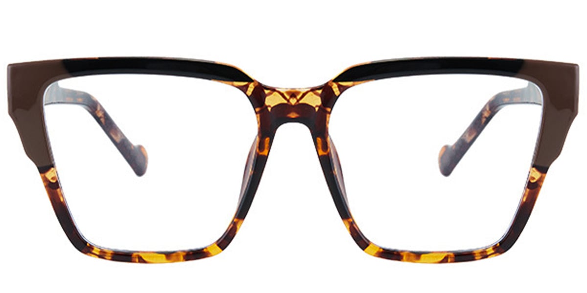 Square Reading Glasses pattern-tortoiseshell