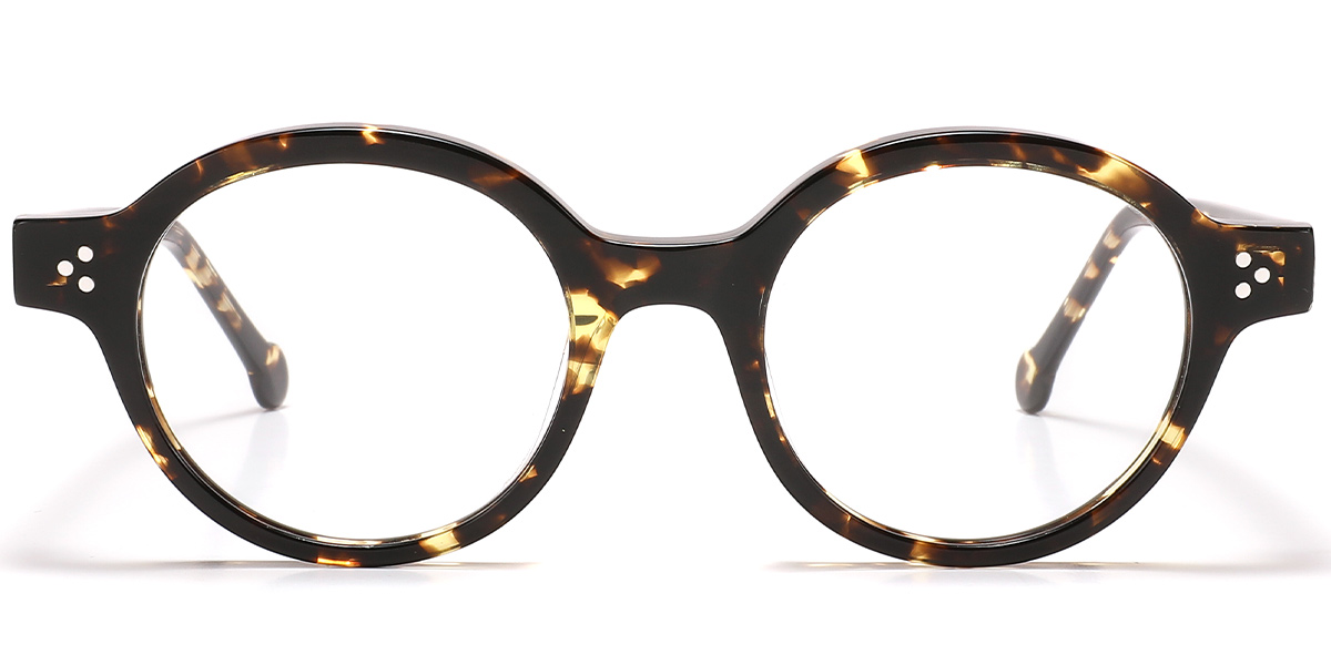 Acetate Round Reading Glasses tortoiseshell