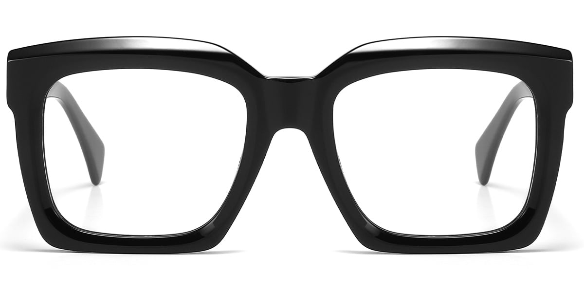 Acetate Square Reading Glasses black