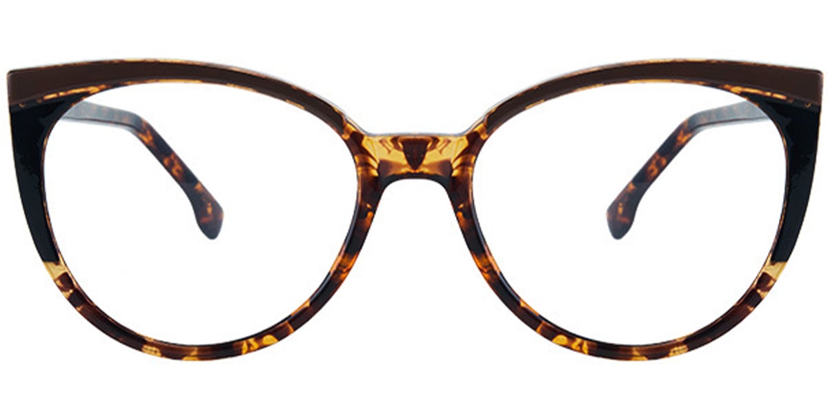 Oval Reading Glasses pattern-tortoiseshell