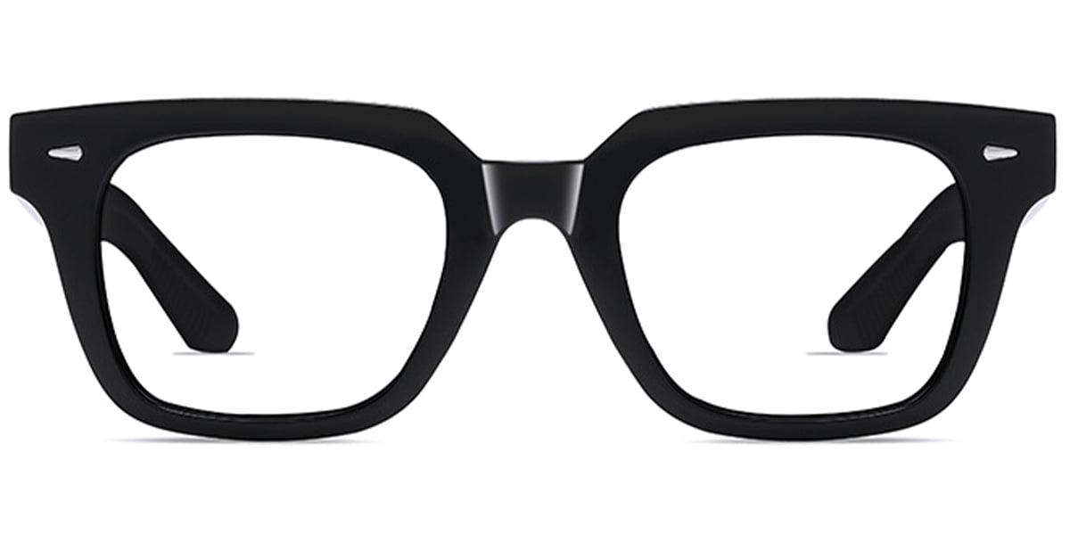 Acetate Square Reading Glasses black