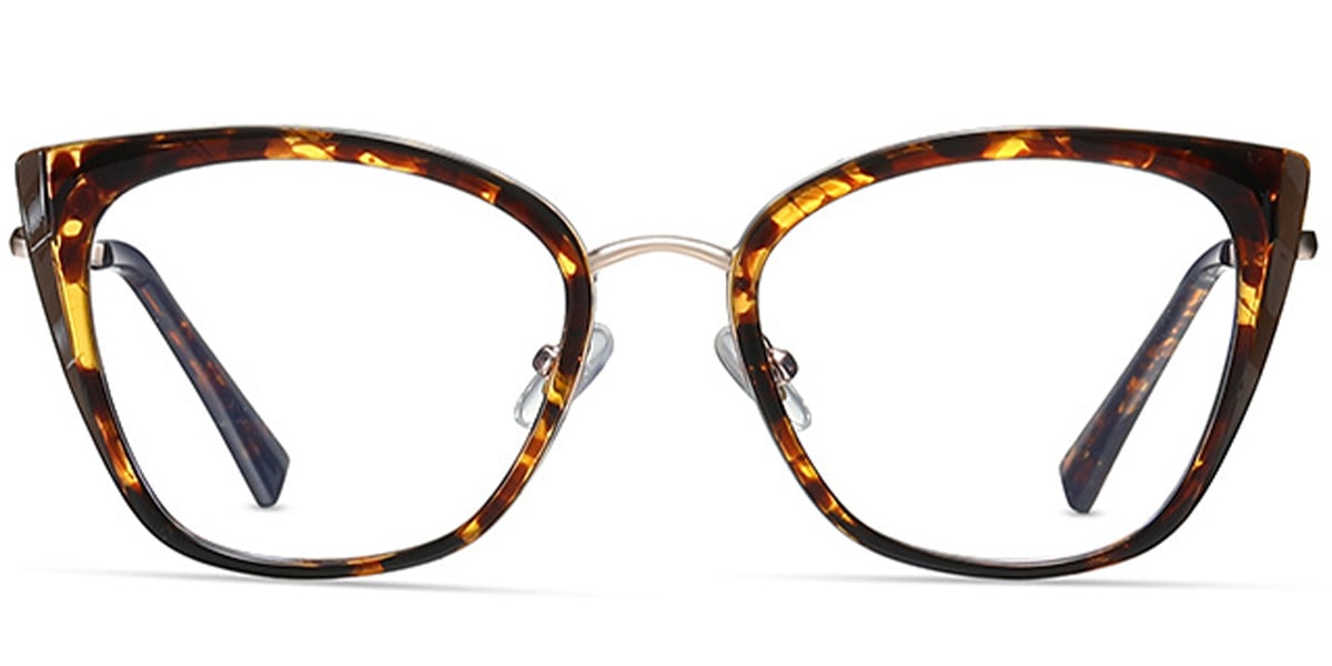 Square Reading Glasses pattern-tortoiseshell