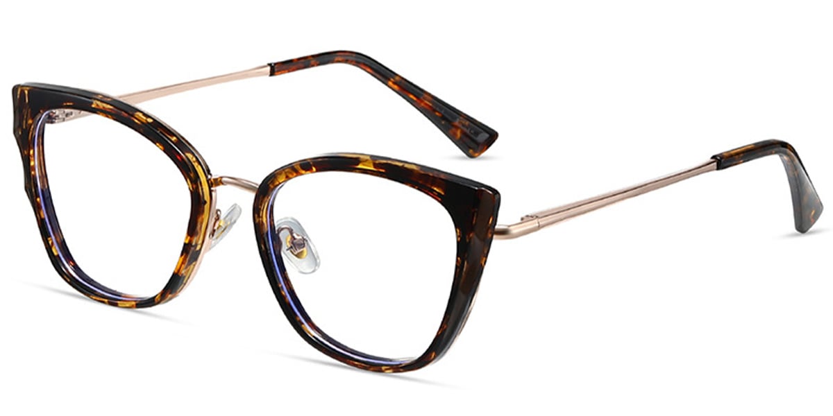 Square Reading Glasses pattern-tortoiseshell