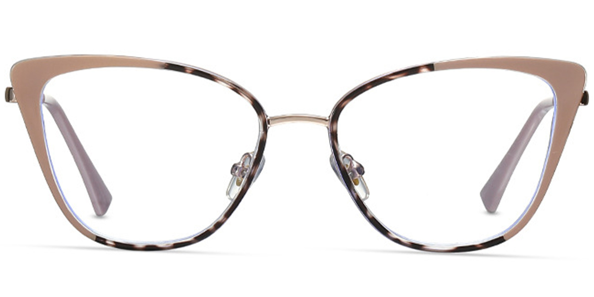 Cat Eye Reading Glasses pattern-light_brown