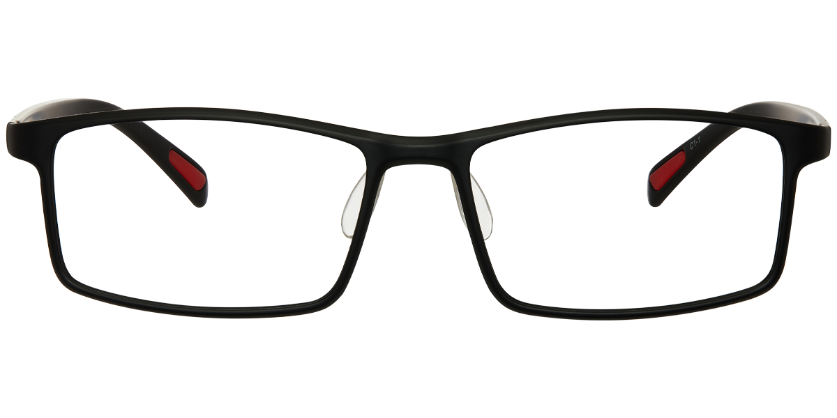 Rectangle Reading Glasses matte-black