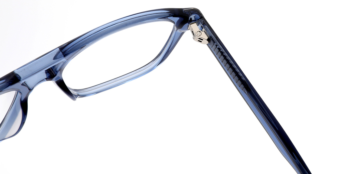 Acetate Aviator Reading Glasses translucent-blue