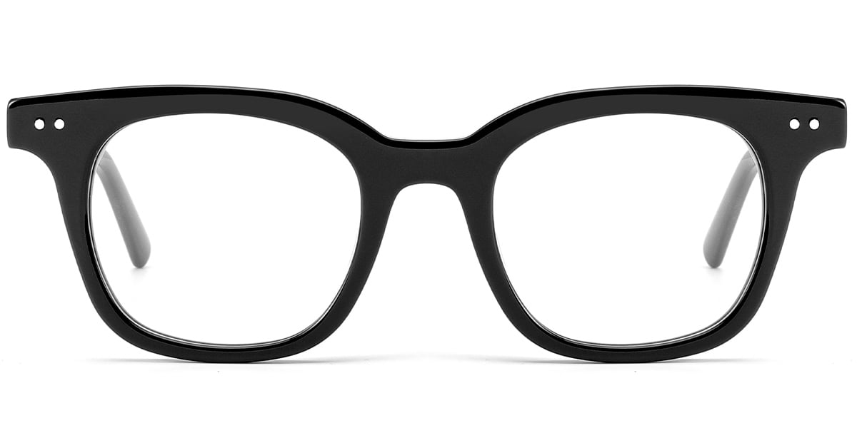 Acetate Square Reading Glasses black