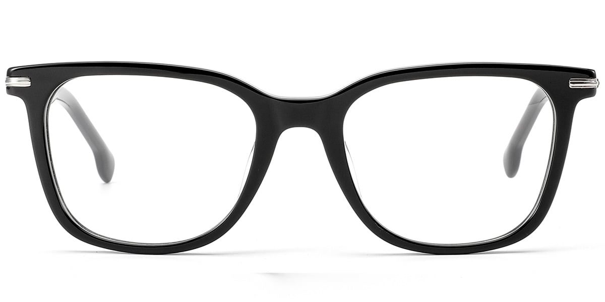 Acetate Square Reading Glasses black