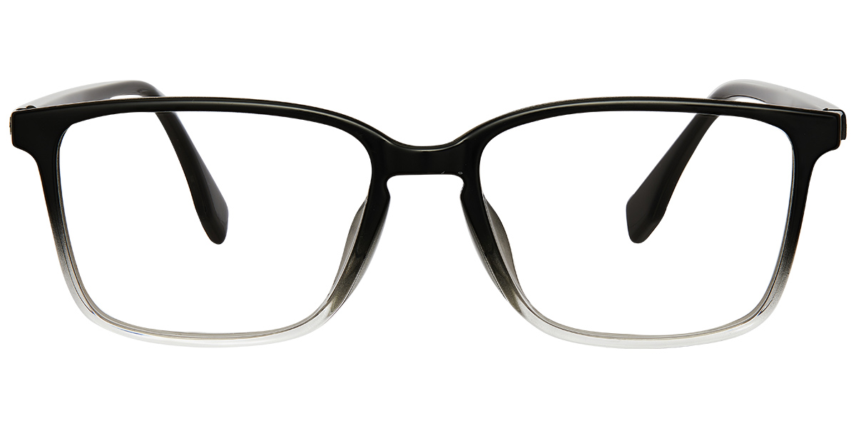 Acetate Rectangle Reading Glasses gradient_black