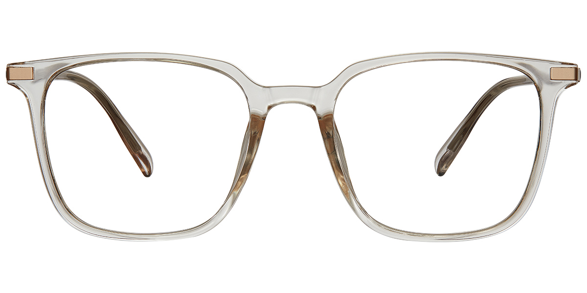 Acetate Square Reading Glasses translucent