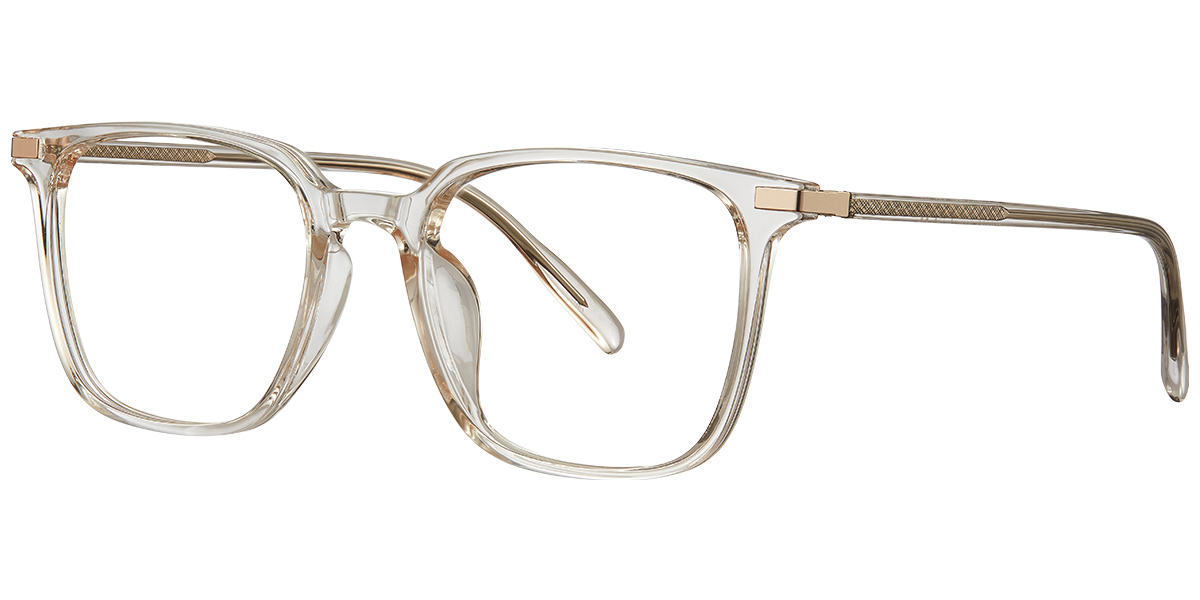 Acetate Square Reading Glasses translucent