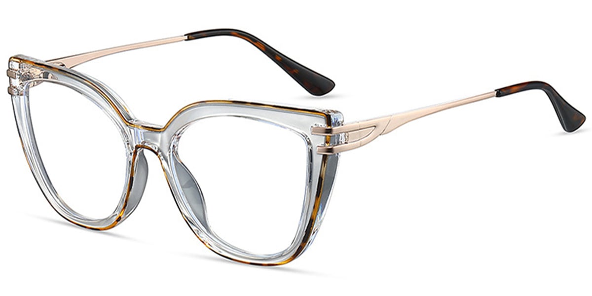 Square Reading Glasses translucent-tortoiseshell