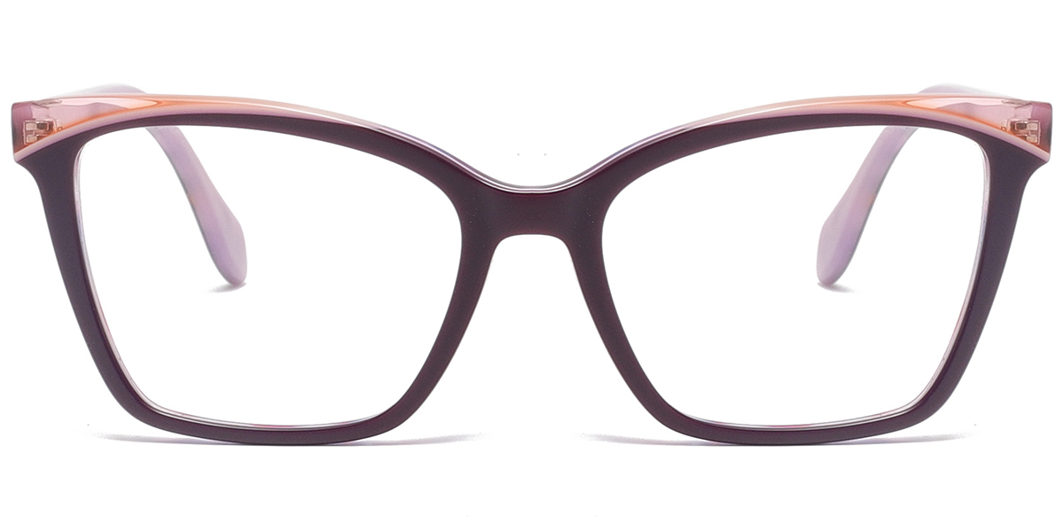 Acetate Square Reading Glasses dark_purple