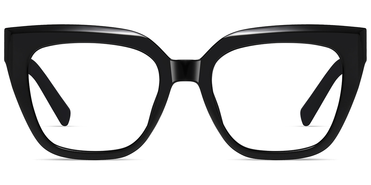 Acetate Square Reading Glasses black