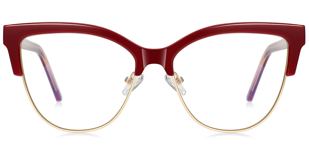 Cat Eye Reading Glasses red