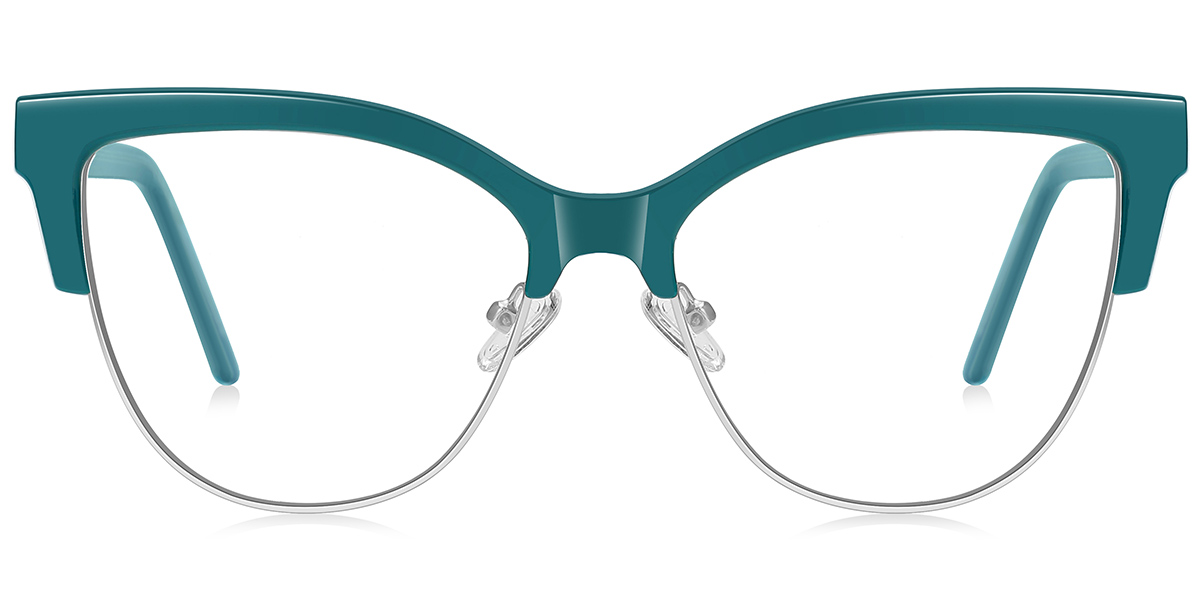 Cat Eye Reading Glasses green