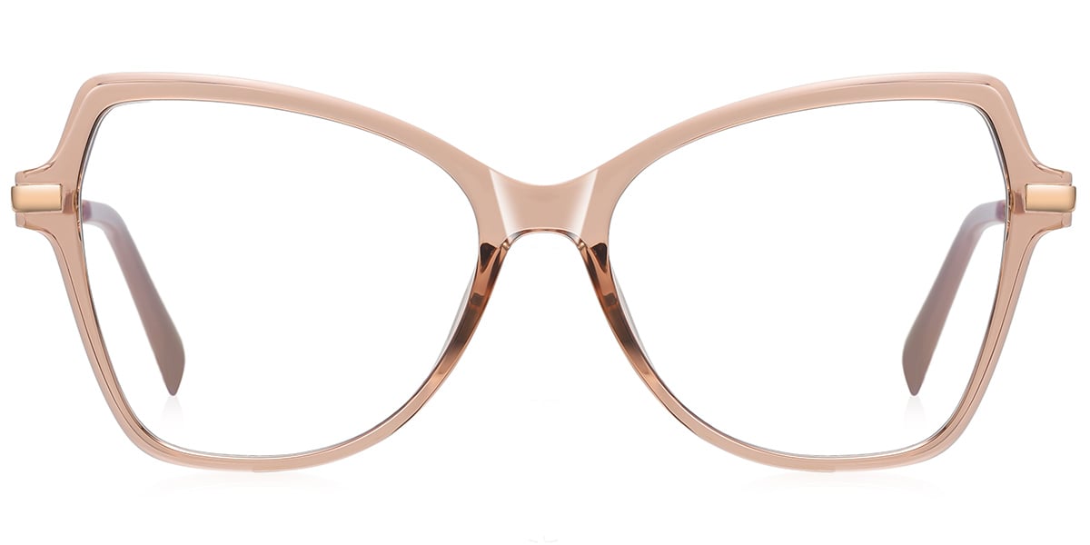 Butterfly Reading Glasses translucent-brown