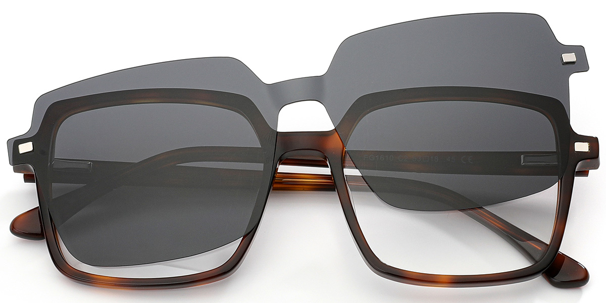 Acetate Square Reading Glasses tortoiseshell