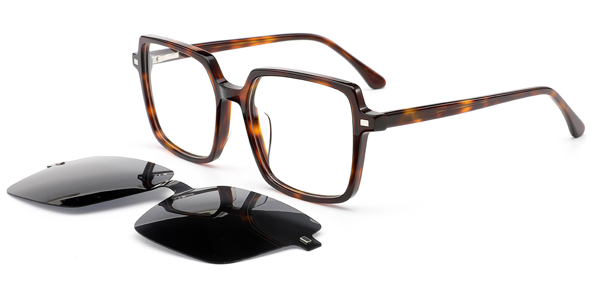 Acetate Square Reading Glasses tortoiseshell