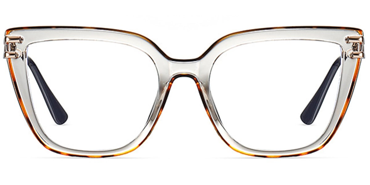 Square Reading Glasses translucent-light_brown