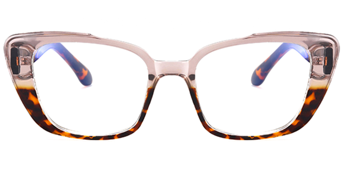 Square Reading Glasses pattern-tortoiseshell