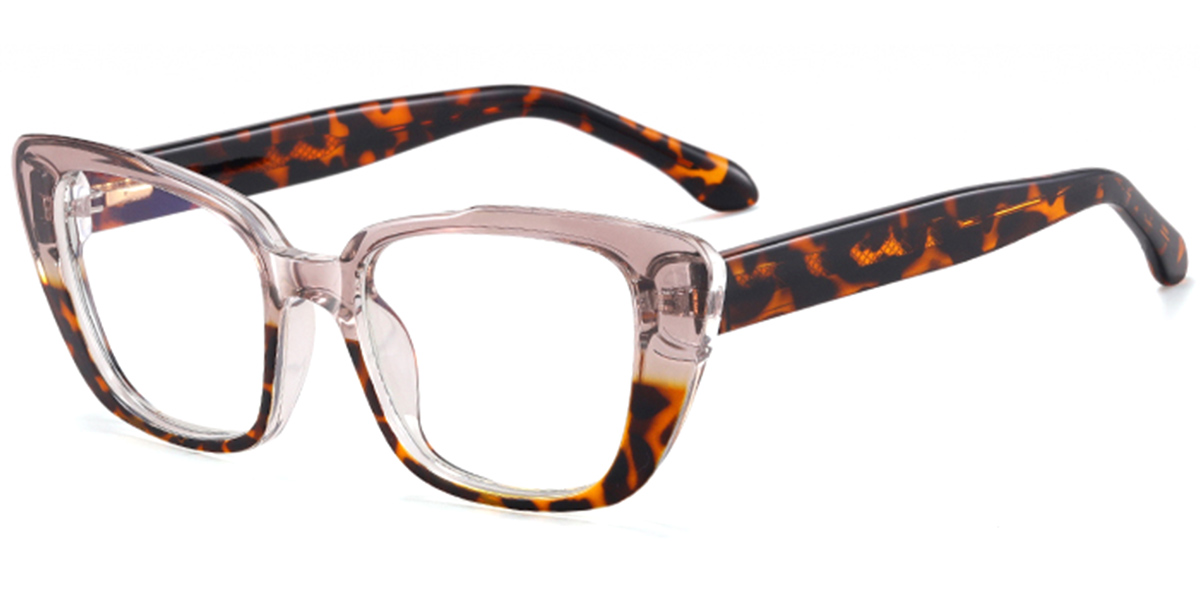 Square Reading Glasses pattern-tortoiseshell