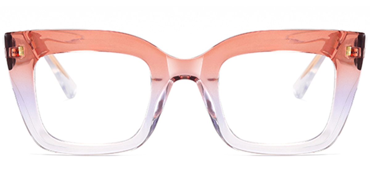Square Reading Glasses gradient_pink