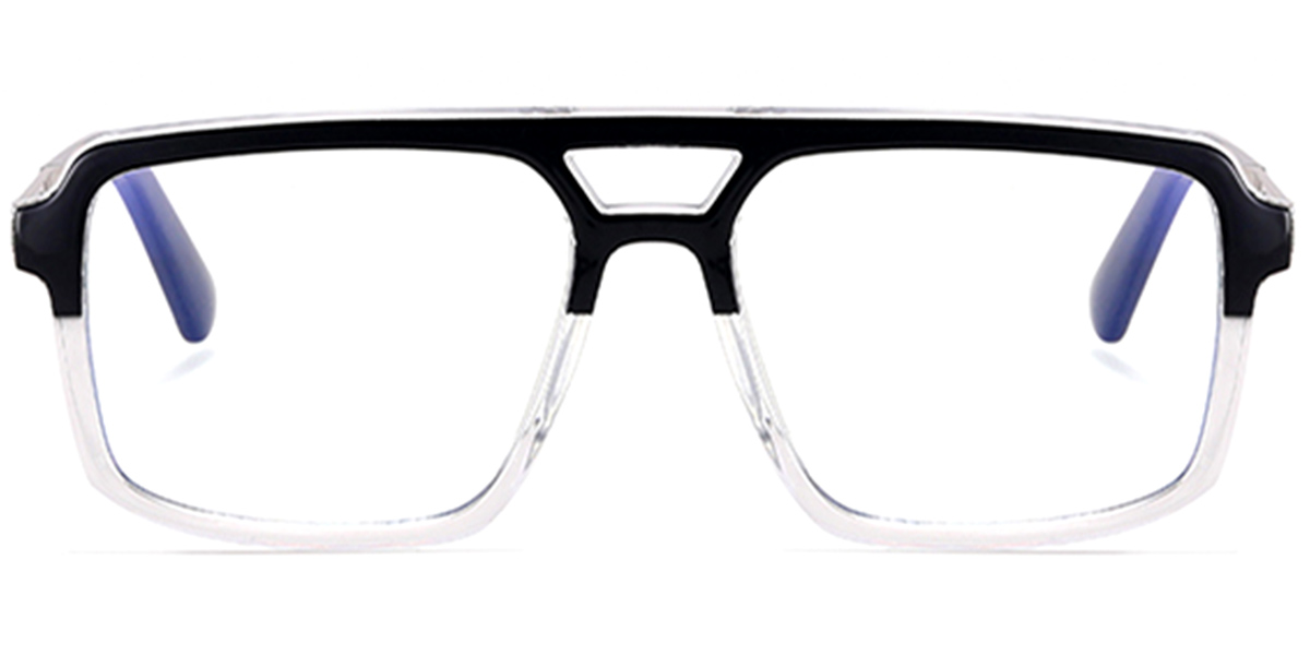 Aviator Reading Glasses translucent-black