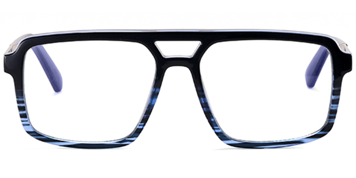 Aviator Reading Glasses pattern-blue