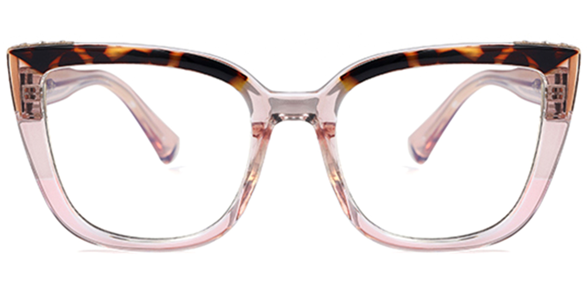 Square Reading Glasses pattern-tortoiseshell