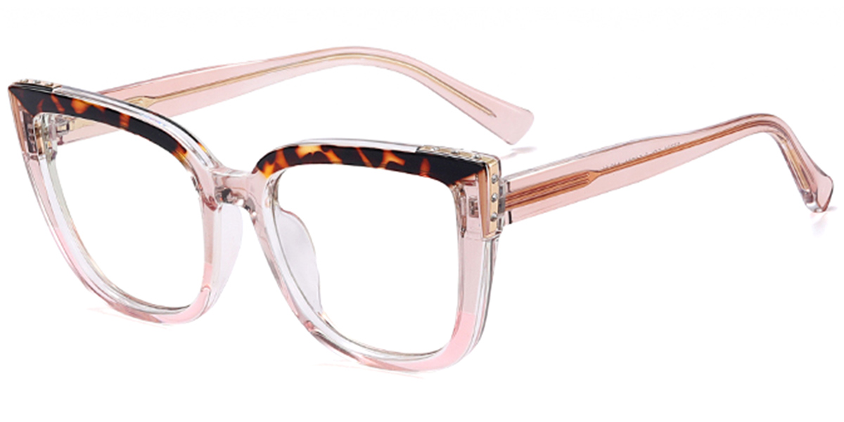 Square Reading Glasses pattern-tortoiseshell