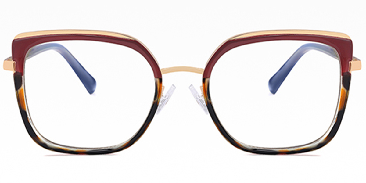 Square Reading Glasses pattern-tortoiseshell