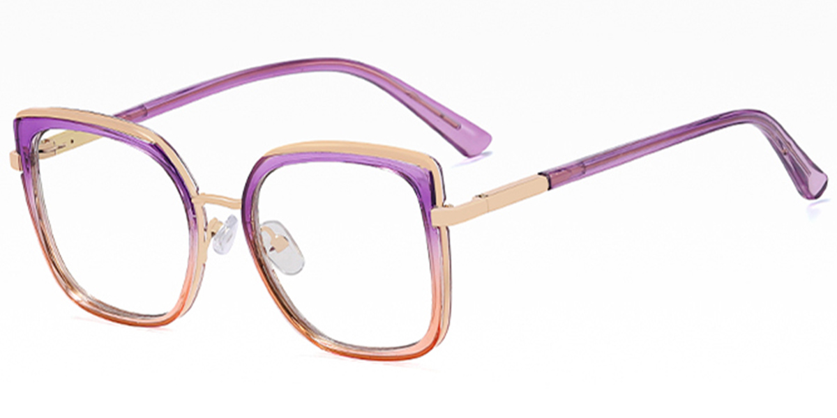 Square Reading Glasses gradient_purple