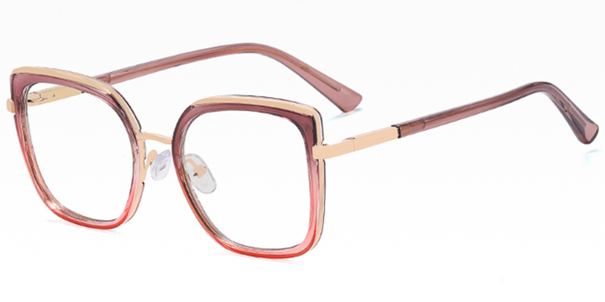 Square Reading Glasses gradient_pink