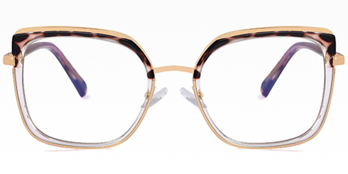 Square Reading Glasses translucent-tortoiseshell