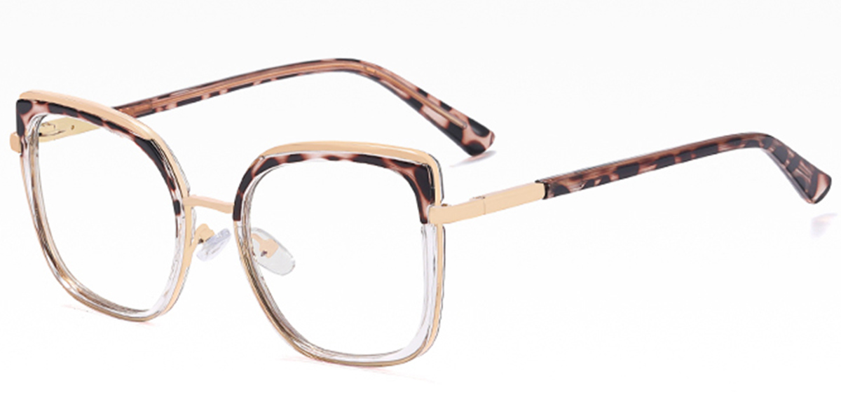 Square Reading Glasses translucent-tortoiseshell