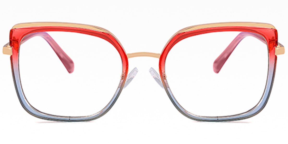 Square Reading Glasses gradient_red