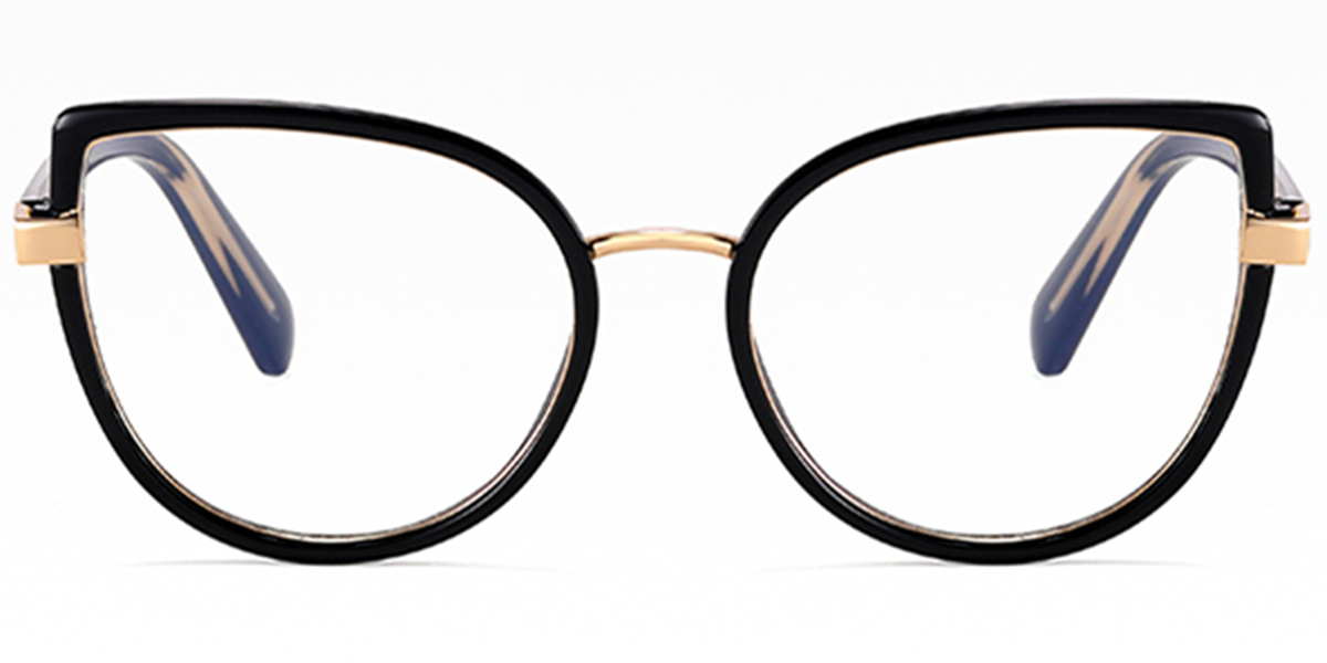 Geometric Reading Glasses translucent-brown