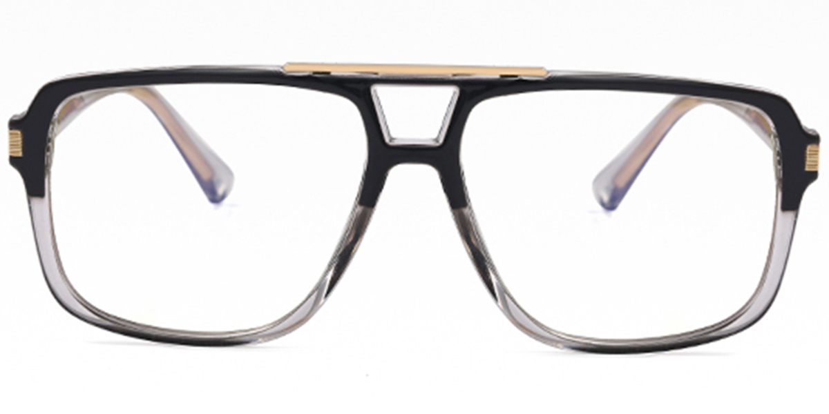 Aviator Reading Glasses pattern-black