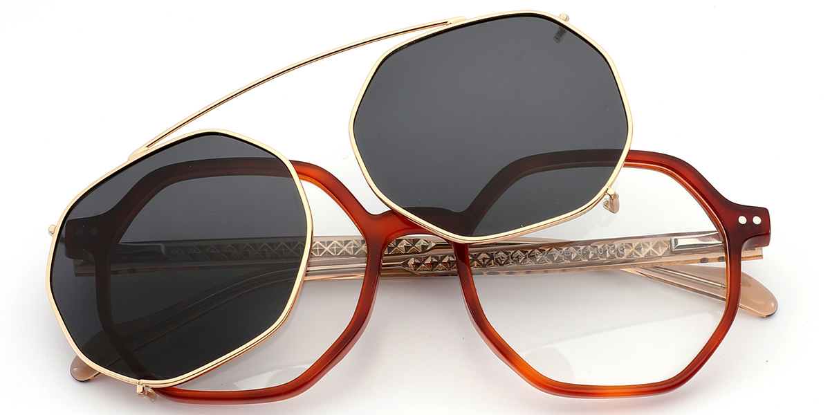 Acetate Geometric Reading Glasses tortoiseshell